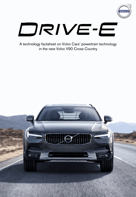 2017 New Volvo V90 Cross Country Drive E Factsheet